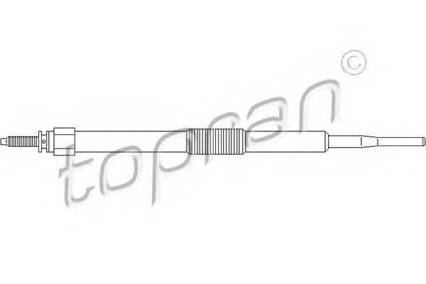 TOPRAN 501166 Свічка розжарювання