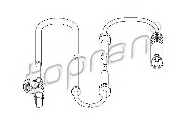 TOPRAN 500984 Датчик, частота обертання колеса