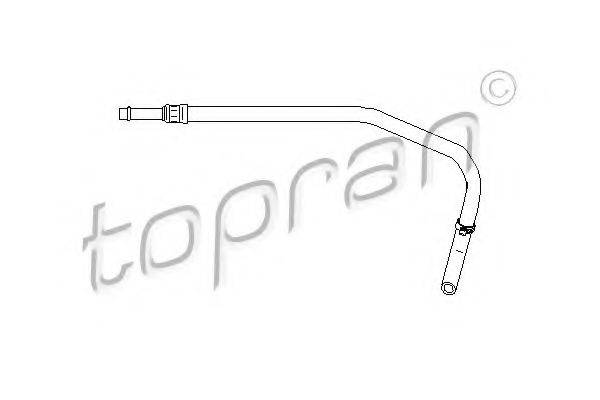 TOPRAN 501734 Гідравлічний шланг, кермо