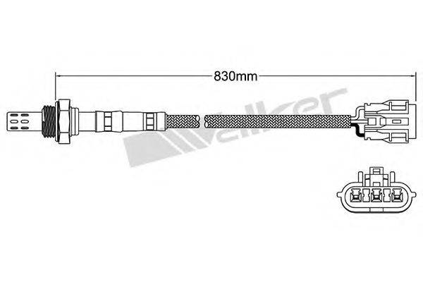 WALKER PRODUCTS 25023132 Лямбда-зонд