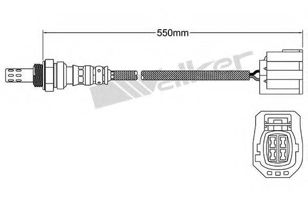 WALKER PRODUCTS 25024937 Лямбда-зонд