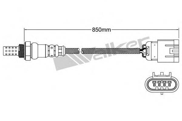 WALKER PRODUCTS 25024740 Лямбда-зонд