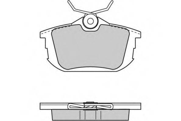 MITSUBISHI M125772 Комплект гальмівних колодок, дискове гальмо