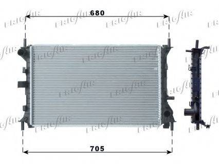 FRIGAIR 01053057 Радіатор, охолодження двигуна