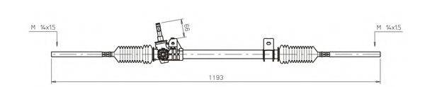 GENERAL RICAMBI RE4047 Рульовий механізм