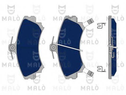 MALO 1050035 Комплект гальмівних колодок, дискове гальмо