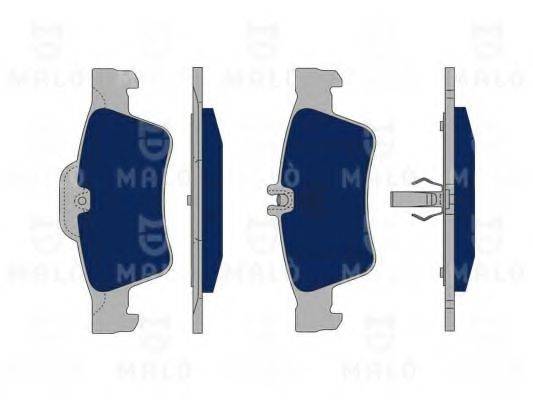 MALO 1050094 Комплект гальмівних колодок, дискове гальмо