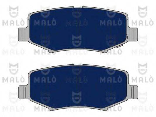 MALO 1051110 Комплект гальмівних колодок, дискове гальмо
