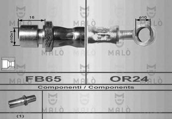 MALO 80113 Гальмівний шланг