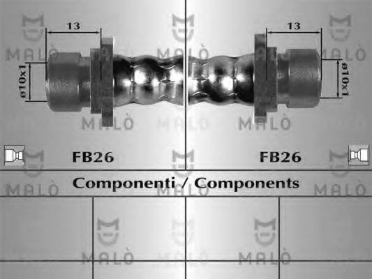 MALO 80978 Гальмівний шланг