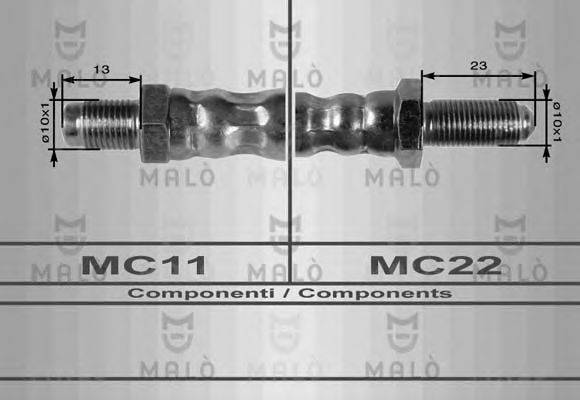 MALO 8456 Гальмівний шланг