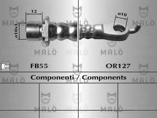 MALO 8958 Гальмівний шланг