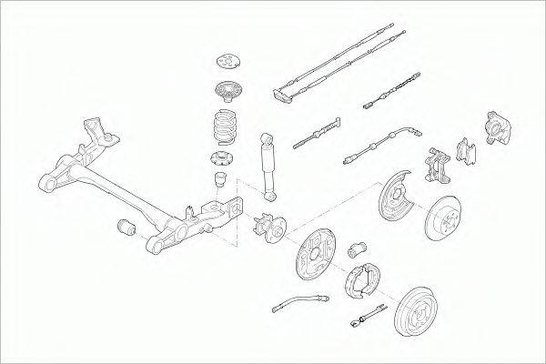 SACHS OPELASTRARS021 Рульове управління; Підвіска колеса