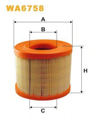 WIX FILTERS WA6758 Повітряний фільтр