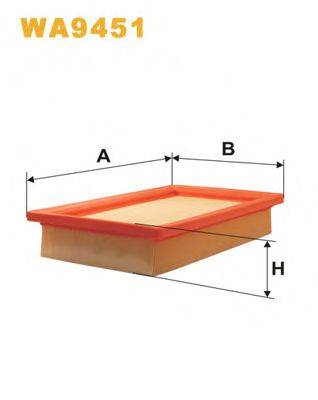 WIX FILTERS WA9451 Повітряний фільтр