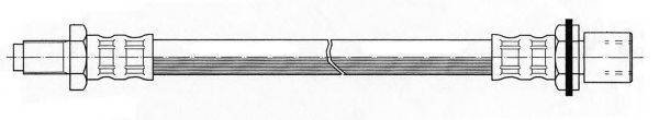 CEF 511167 Гальмівний шланг