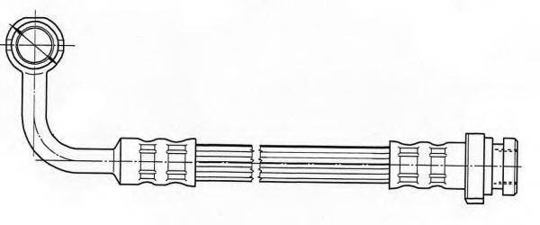 CEF 512163 Гальмівний шланг