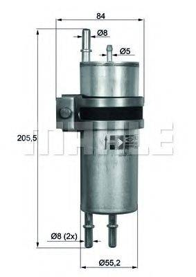 KNECHT KLH11 Паливний фільтр