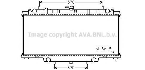 PRASCO DNA2394 Радіатор, охолодження двигуна