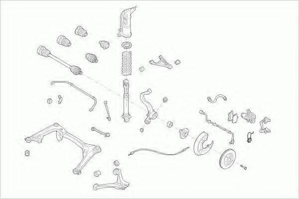 LEMFORDER AUDIA4AVRL006 Рульове управління; Підвіска колеса