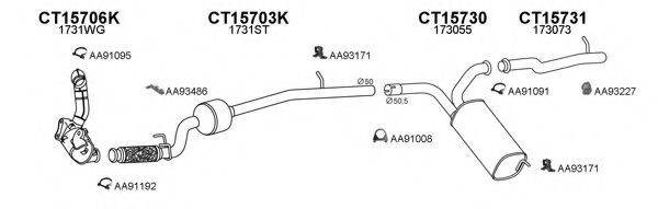 VENEPORTE 450582 Система випуску ОГ