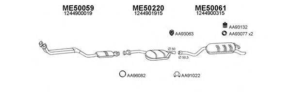 VENEPORTE 500151 Система випуску ОГ