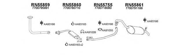 VENEPORTE 550322 Система випуску ОГ