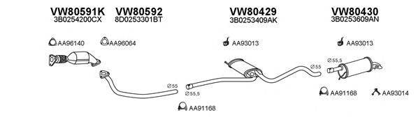 VENEPORTE 800451 Система випуску ОГ