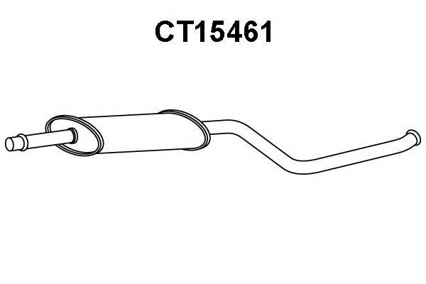 CITROEN/PEUGEOT 96119135 Передглушувач вихлопних газів