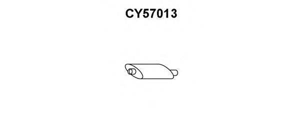 VENEPORTE CY57013 Глушник вихлопних газів кінцевий