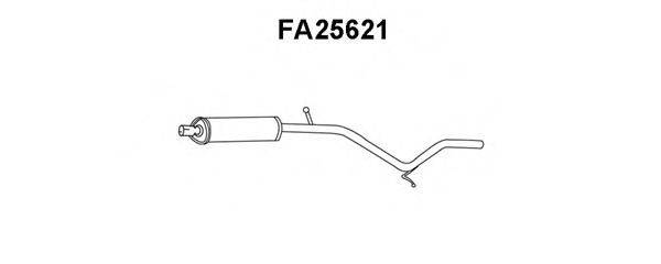 ALFAROME/FIAT/LANCI 7798280 Передглушувач вихлопних газів