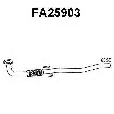 VENEPORTE FA25903 Труба вихлопного газу
