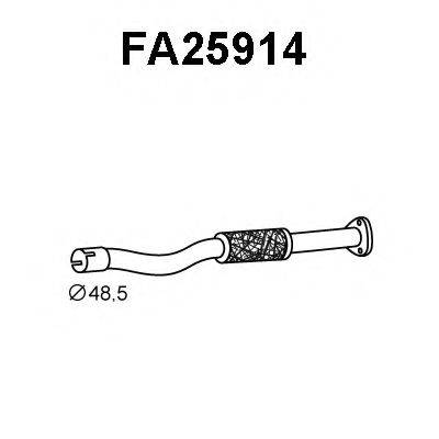 VENEPORTE FA25914 Труба вихлопного газу