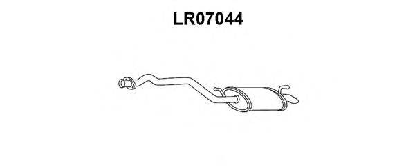 LAND ROVER ESR4125 Глушник вихлопних газів кінцевий