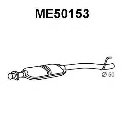 VENEPORTE ME50153 Середній глушник вихлопних газів