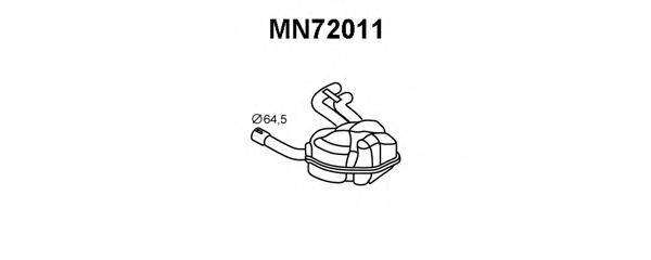 VENEPORTE MN72011 Глушник вихлопних газів кінцевий