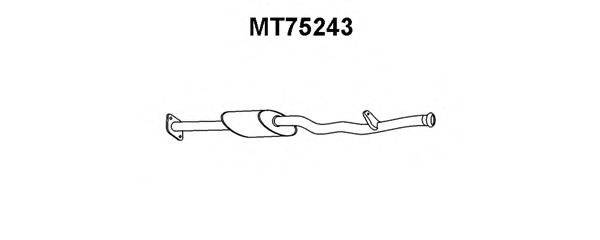 VENEPORTE MT75243 Передглушувач вихлопних газів