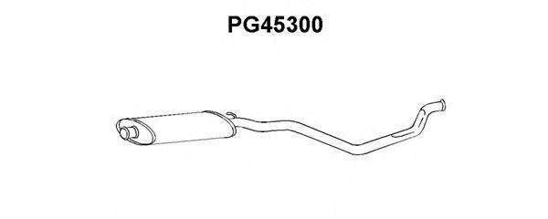 VENEPORTE PG45300 Середній глушник вихлопних газів