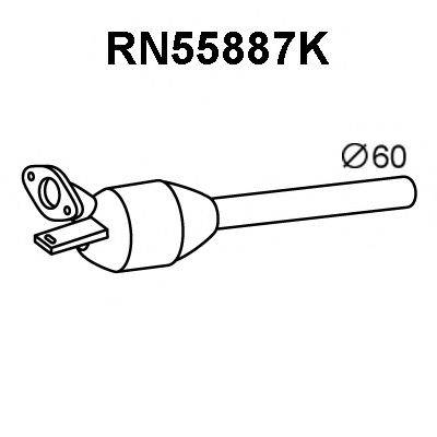 VENEPORTE RN55887K Каталізатор