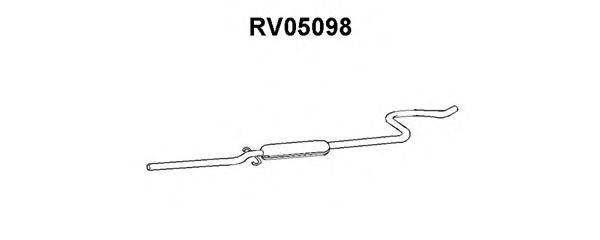 VENEPORTE RV05098 Середній глушник вихлопних газів
