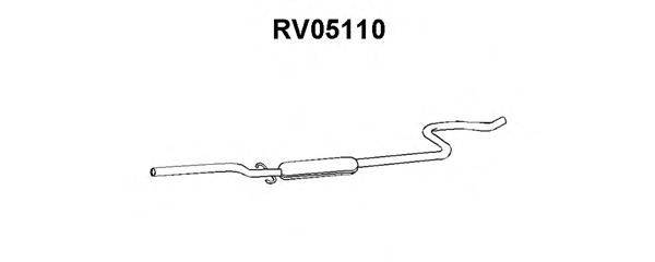 VENEPORTE RV05110 Середній глушник вихлопних газів