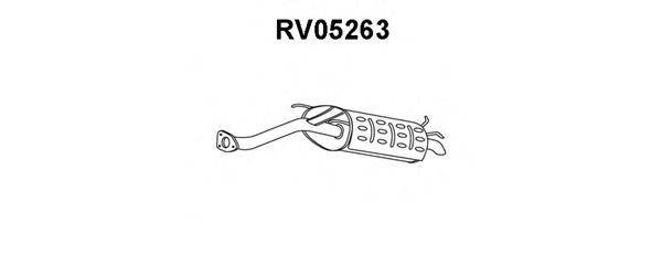 VENEPORTE RV05263 Глушник вихлопних газів кінцевий