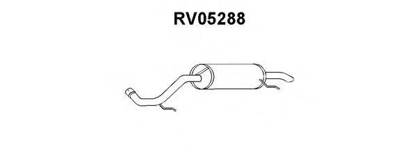 VENEPORTE RV05288 Глушник вихлопних газів кінцевий