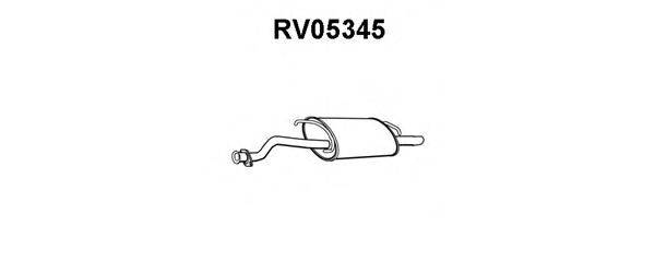 ROVER/AUSTIN WCG033546EVA Глушник вихлопних газів кінцевий