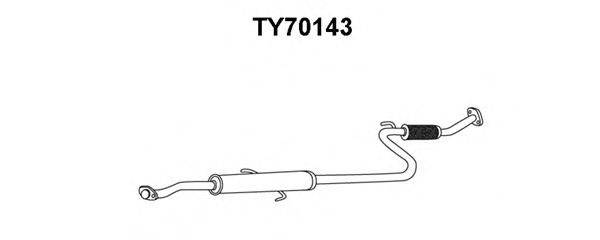 VENEPORTE TY70143 Передглушувач вихлопних газів