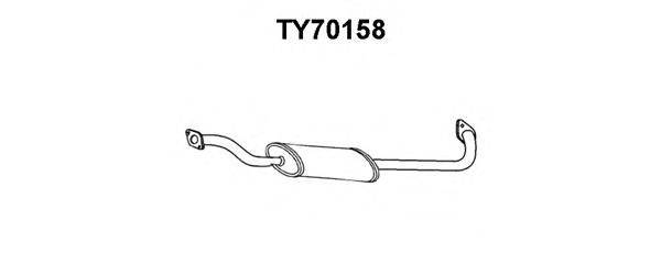 VENEPORTE TY70158 Передглушувач вихлопних газів