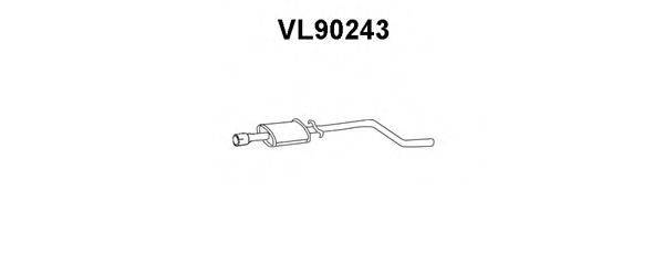 VENEPORTE VL90243 Передглушувач вихлопних газів