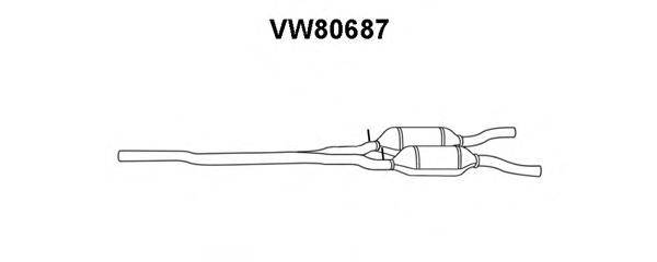 VENEPORTE VW80687 Передглушувач вихлопних газів