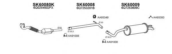 VENEPORTE 600096 Система випуску ОГ