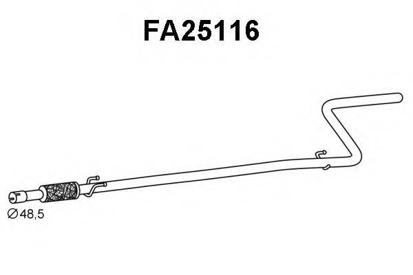 ALFAROME/FIAT/LANCI 51815915 Труба вихлопного газу